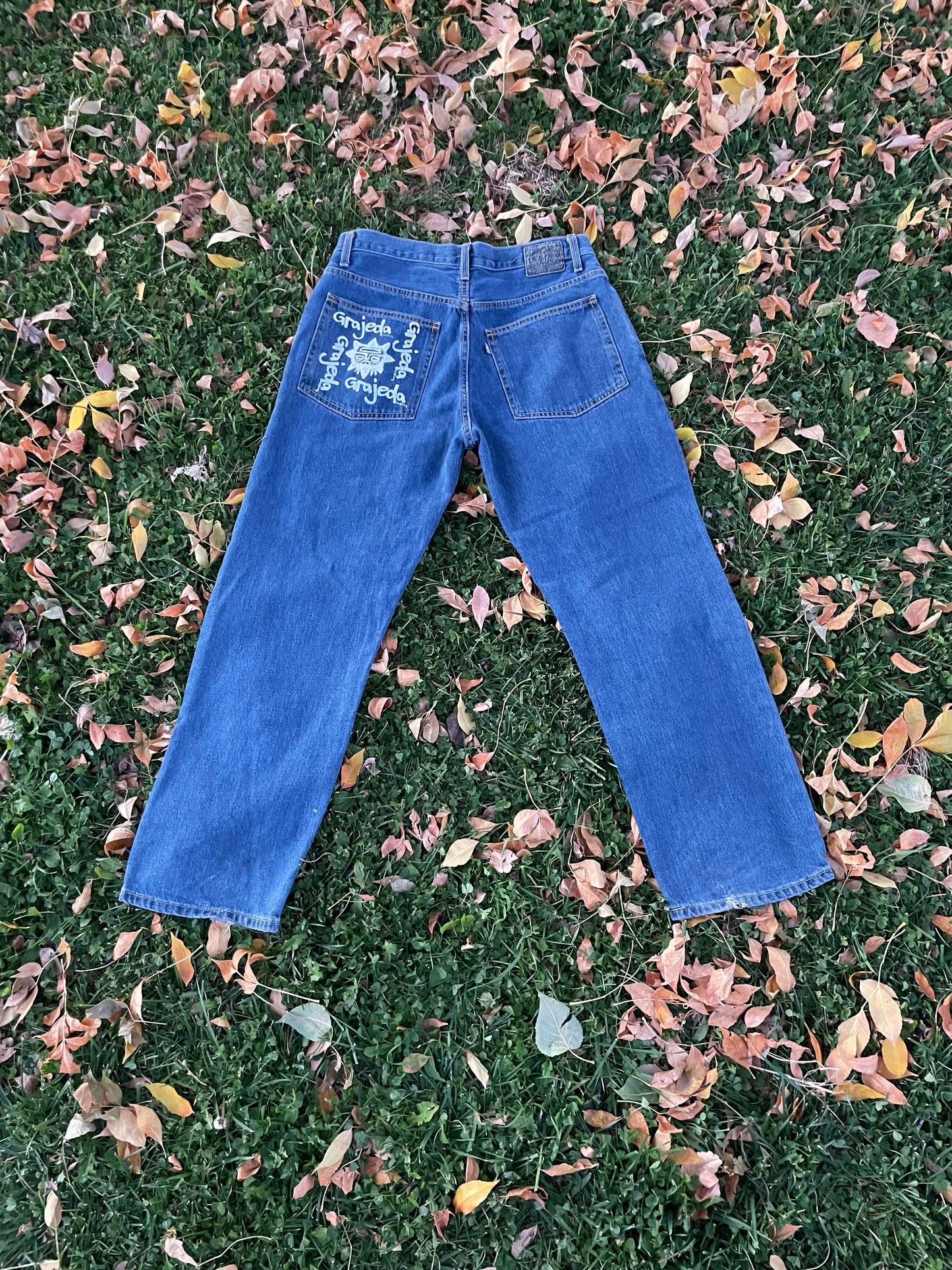 Grajeda Hand Painted Jeans