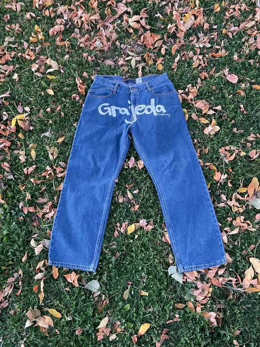 Grajeda Hand Painted Jeans